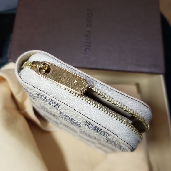 5️⃣0️⃣0️⃣Auth LV Zippy coin purse Damier Azur - Picture 13 of 13